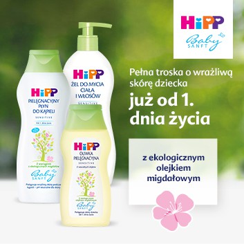 HIPP BABYSANFT Żel do mycia ciała i włosów, 400 ml  - obrazek 2 - Apteka internetowa Melissa