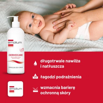 Emolium Dermocare, emulsja do ciała, 400 ml - obrazek 4