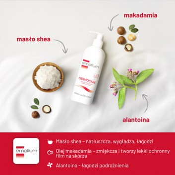 Emolium Dermocare, emulsja do ciała, 400 ml - obrazek 5