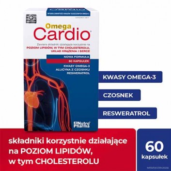 Nutropharma Omega Cardio, kapsułki, 60 sztuk - obrazek 2