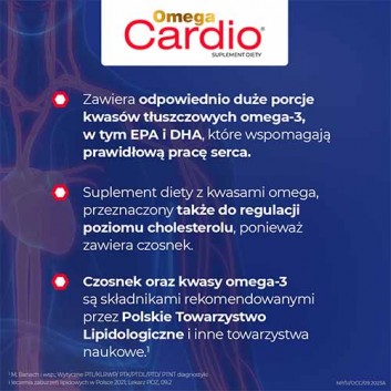 Nutropharma Omega Cardio, kapsułki, 60 sztuk - obrazek 3