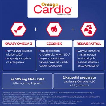 Nutropharma Omega Cardio, kapsułki, 60 sztuk - obrazek 4