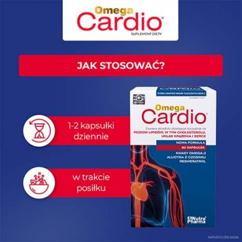 Nutropharma Omega Cardio, kapsułki, 60 sztuk - obrazek 6