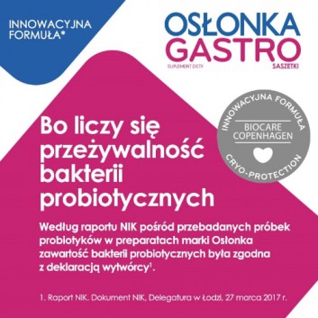 OSŁONKA Gastro, 20 saszetek - obrazek 2 - Apteka internetowa Melissa