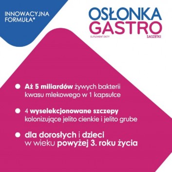 OSŁONKA Gastro, 20 saszetek - obrazek 3 - Apteka internetowa Melissa