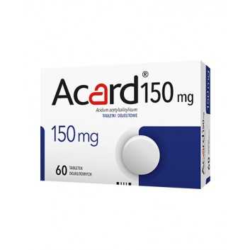 Acard, 150 mg, tabletki dojelitowe, 60 sztuk