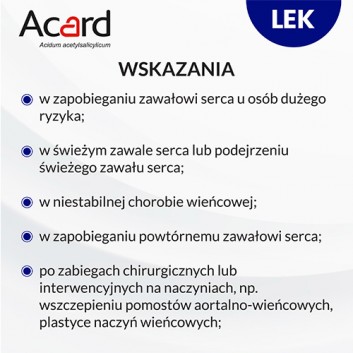 Acard, 150 mg, tabletki dojelitowe, 60 sztuk - obrazek 3