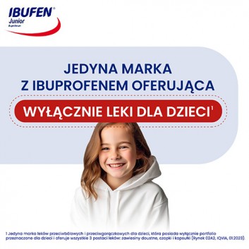 IBUFEN JUNIOR 200 mg, 10 kapsułek - obrazek 2