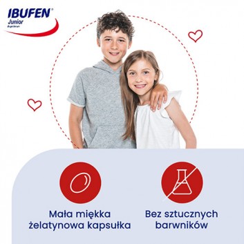 IBUFEN JUNIOR 200 mg, 10 kapsułek - obrazek 5 - Apteka internetowa Melissa