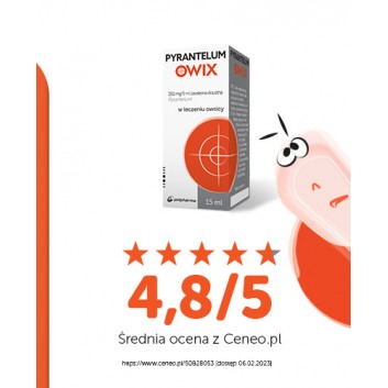 Pyrantelum OWIX, 250 mg/5 ml, zawiesina doustna, 15 ml - obrazek 5
