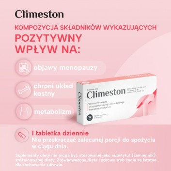 CLIMESTON, 30 tabletek - obrazek 6 - Apteka internetowa Melissa