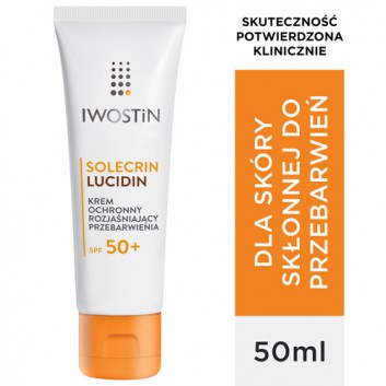 IWOSTIN SOLECRIN LUCIDIN Hipoalergiczny krem na przebarwienia do skóry wrażliwej SPF50+ - 50 ml - obrazek 2 - Apteka internetowa Melissa