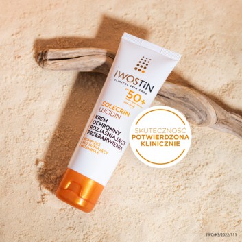 IWOSTIN SOLECRIN LUCIDIN Hipoalergiczny krem na przebarwienia do skóry wrażliwej SPF50+ - 50 ml - obrazek 6