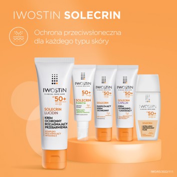 IWOSTIN SOLECRIN LUCIDIN Hipoalergiczny krem na przebarwienia do skóry wrażliwej SPF50+ - 50 ml - obrazek 7