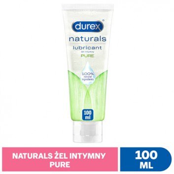 DUREX NATURAL Żel dla intymnej przyjemności 100% składników pochodzenia naturalnego, 100 ml