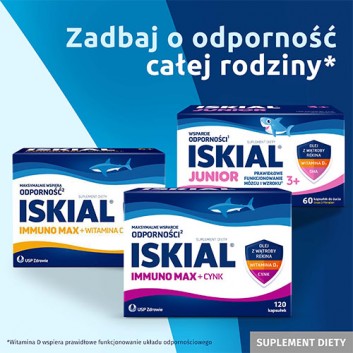 Iskial Immuno Max + Czosnek, kapsułki, 120 sztuk - obrazek 6