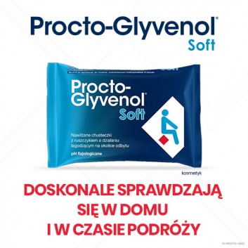 Procto-Glyvenol Soft, nawilżane chusteczki dla osób z hemoroidami, 30 sztuk - obrazek 5