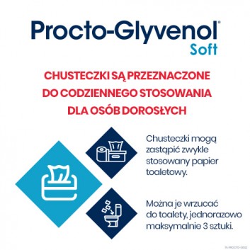Procto-Glyvenol Soft, nawilżane chusteczki dla osób z hemoroidami, 30 sztuk - obrazek 6