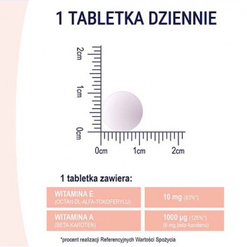 NATURELL Beta-karoten + E, 60 tabl. - obrazek 5 - Apteka internetowa Melissa