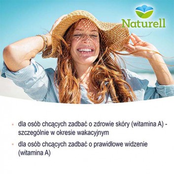 NATURELL Beta-karoten + E, 60 tabl. - obrazek 7 - Apteka internetowa Melissa