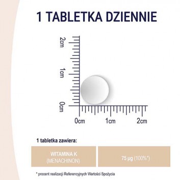 NATURELL Witamina K2 MK-7, 60 tabl. do ssania, cena, opinie, właściwości - obrazek 5 - Apteka internetowa Melissa