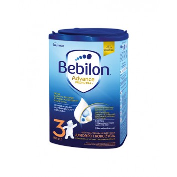 BEBILON 3 JUNIOR Pronutra-Advance Mleko modyfikowane w proszku - 800 g - obrazek 1 - Apteka internetowa Melissa