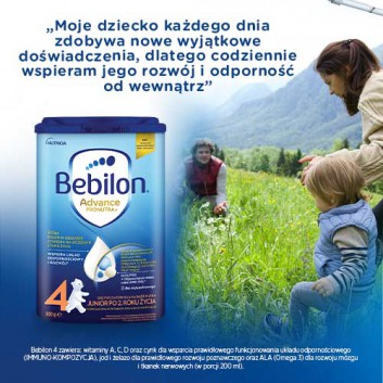 BEBILON 4 JUNIOR Pronutra-Advance Mleko modyfikowane w proszku, 800 g - ważny do 2024-06-04 - obrazek 3 - Apteka internetowa Melissa