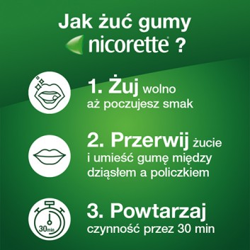 NICORETTE Fresh Fruit 4 mg, na rzucanie palenia, 105 sztuk - obrazek 3 - Apteka internetowa Melissa