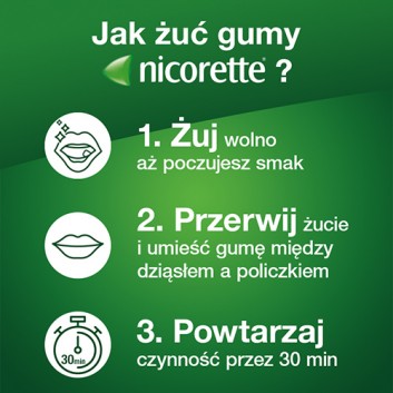NICORETTE Icy White 4 mg, miętowe gumy na rzucanie palenia, 105 sztuk - obrazek 3