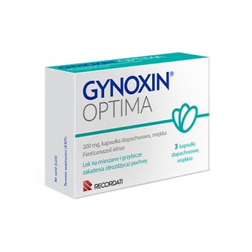 Gynoxin Optima 200 mg, na mieszane i grzybicze infekcje intymne, 3 kapsułki dopochwowe miękkie - obrazek 1 - Apteka internetowa Melissa