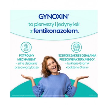 Gynoxin Optima 200 mg, na mieszane i grzybicze infekcje intymne, 3 kapsułki dopochwowe miękkie - obrazek 5 - Apteka internetowa Melissa