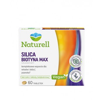 NATURELL SILICA BIOTYNA MAX, 60 tabletek - obrazek 1 - Apteka internetowa Melissa