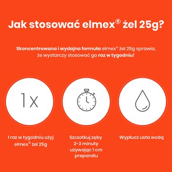 ELMEX Żel do fluoryzacji z aminofluorkiem, 25 g - obrazek 5