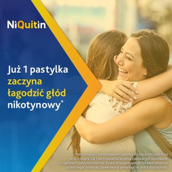 NIQUITIN Pastylki do ssania na rzucanie palenia o smaku miętowym 2 mg, 72 sztuki - obrazek 3 - Apteka internetowa Melissa