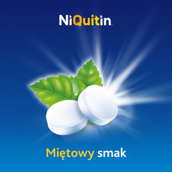 NIQUITIN Pastylki do ssania na rzucanie palenia o smaku miętowym 2 mg, 72 sztuki - obrazek 4 - Apteka internetowa Melissa