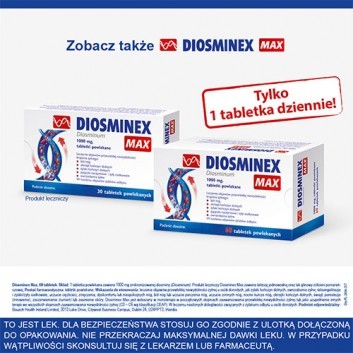 Diosminex, 500 mg, tabletki powlekane, 60 sztuk - obrazek 6