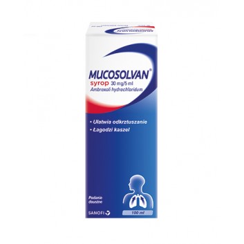 MUCOSOLVAN Syrop na kaszel, 100 ml - obrazek 1 - Apteka internetowa Melissa