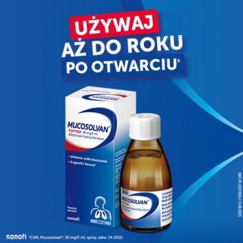 MUCOSOLVAN Syrop na kaszel, 100 ml - obrazek 3 - Apteka internetowa Melissa