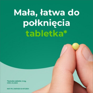 Dulcobis, 5 mg, tabletki dojelitowe na zaparcia, 20 sztuk - obrazek 5