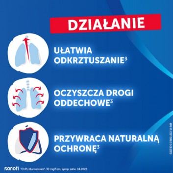 Mucosolvan, 30 mg/5 ml, syrop, 200 ml - obrazek 4