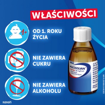Mucosolvan, 30 mg/5 ml, syrop, 200 ml - obrazek 5