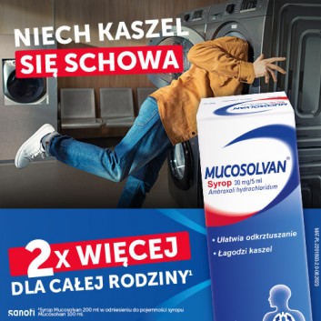 Mucosolvan, 30 mg/5 ml, syrop, 200 ml - obrazek 6