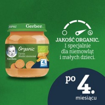 GERBER ORGANIC Dynia Słodki ziemniak po 4 miesiącu - 125 g - obrazek 4