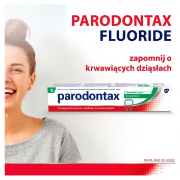 Parodontax Fluoride Pasta do zębów przeciw krwawieniu dziąseł - 75 ml - cena, opinie, właściwości  - obrazek 6 - Apteka internetowa Melissa