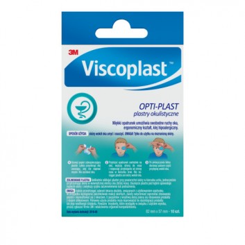 VISCOPLAST Opti-Plast Junior plastry okulistyczne - 10 szt. - obrazek 2 - Apteka internetowa Melissa