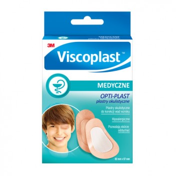 VISCOPLAST Opti-Plast Junior plastry okulistyczne - 10 szt. - obrazek 1 - Apteka internetowa Melissa