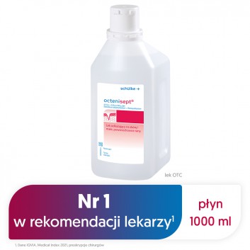 OCTENISEPT Preparat do dezynfekcji ran, 1000 ml, cena, wskazania, właściwości - obrazek 2 - Apteka internetowa Melissa