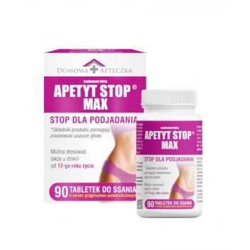 DOMOWA APTECZKA Apetyt Stop Max tabletki do ssania, 90 sztuk