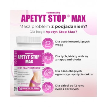 DOMOWA APTECZKA Apetyt Stop Max tabletki do ssania, 90 sztuk - obrazek 4