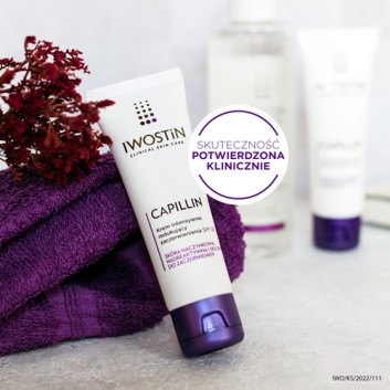 IWOSTIN CAPILLIN Krem intensywnie redukujący zaczerwienienia SPF20 - 40 ml - obrazek 5